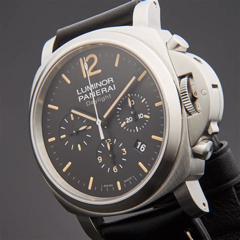 panerai chronograph watch|Panerai luminor daylight chronograph.